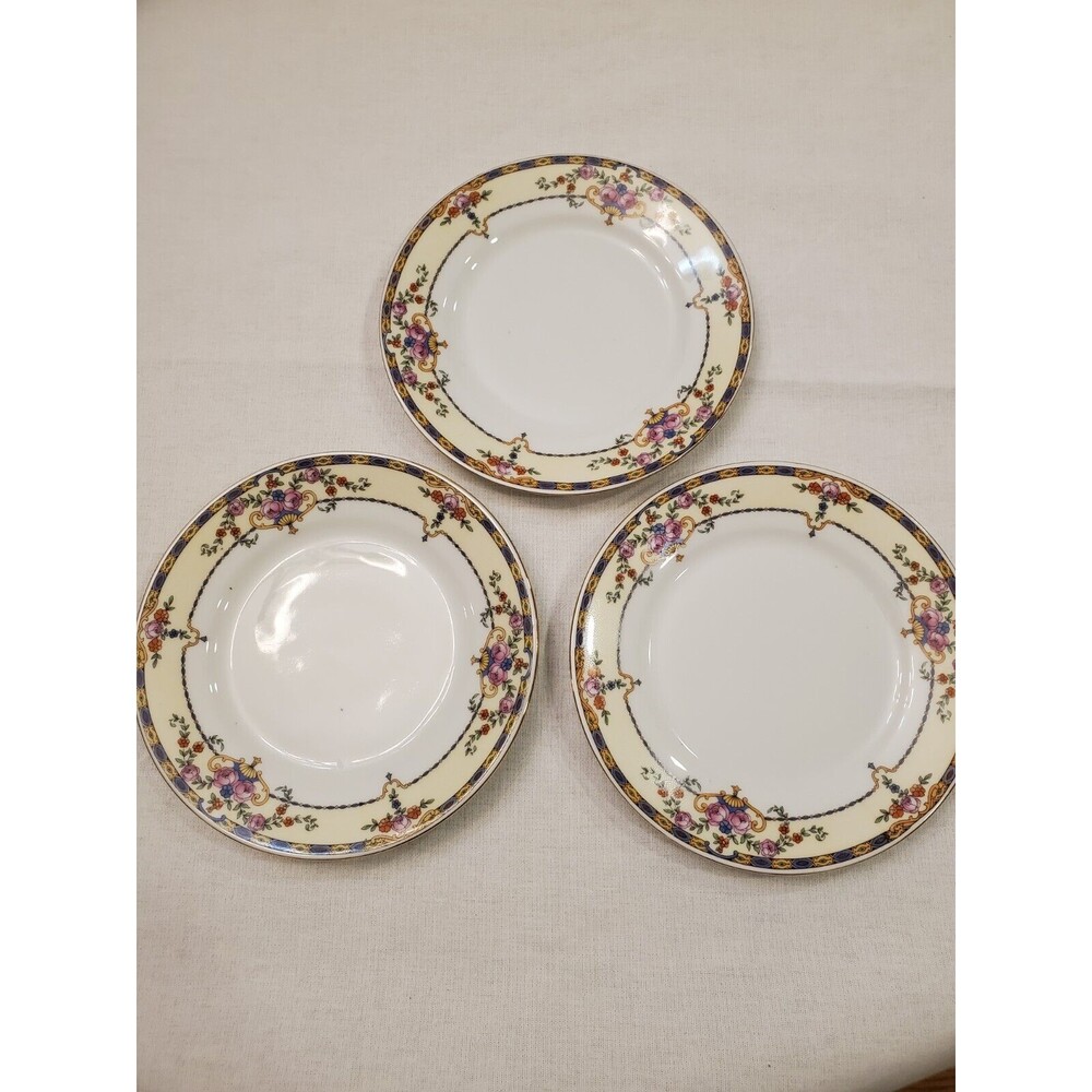 Victoria China Czechoslovakia Bread & Butter/Dessert Plate 6.5”